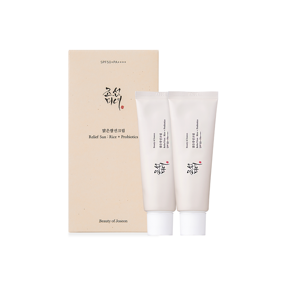 [Beauty of Joseon] Relief Sun: Rice + Probiotics (SPF50+ PA++++) Double Pack 50ml