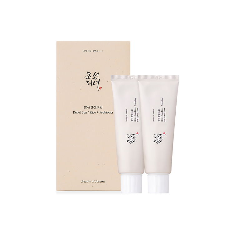 [Beauty of Joseon] Relief Sun: Rice + Probiotics (SPF50+ PA++++) Double Pack 50ml
